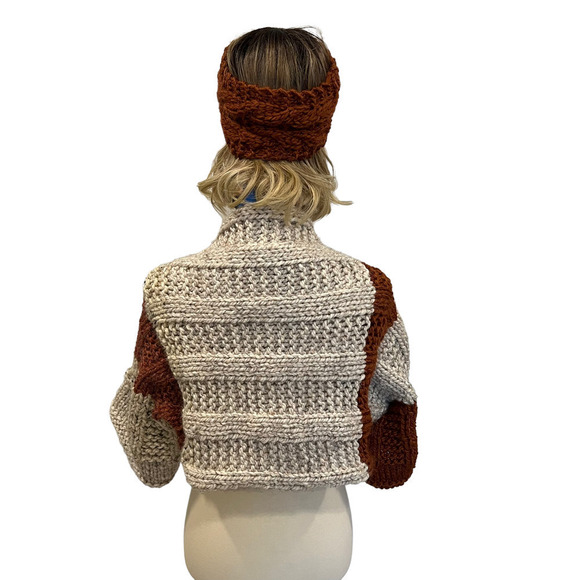 Handmade Knit Headband and Scarf - Picture 9 of 9